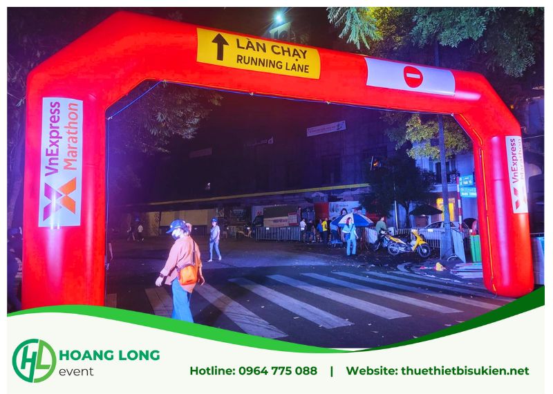 cho thuê cổng chào hơi